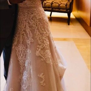 Essence of Australia wedding gown. Not altered.